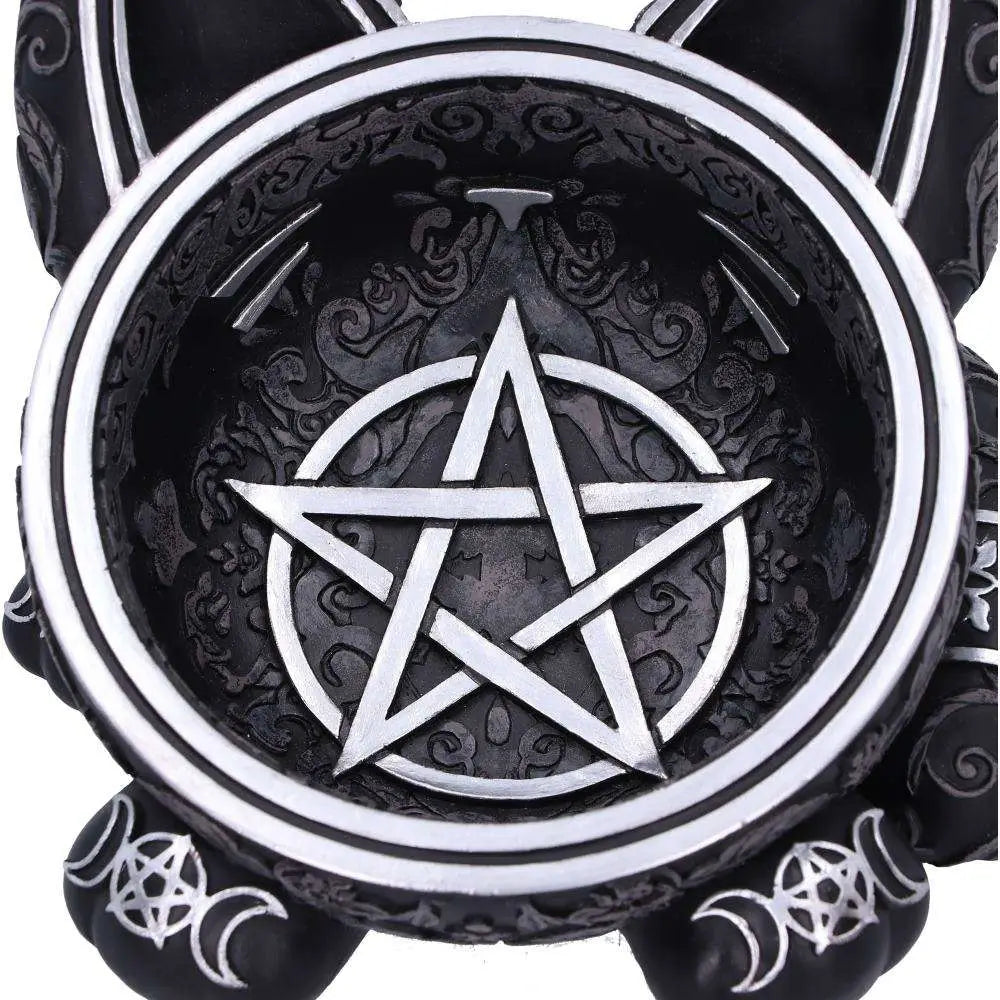 BLACK CAT MAGIC TRINKET BOWL NEMESIS NOW