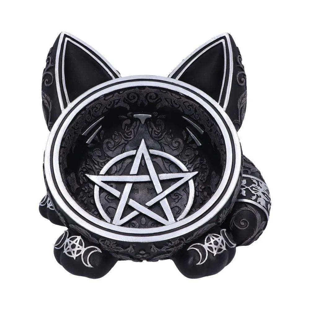 BLACK CAT MAGIC TRINKET BOWL NEMESIS NOW