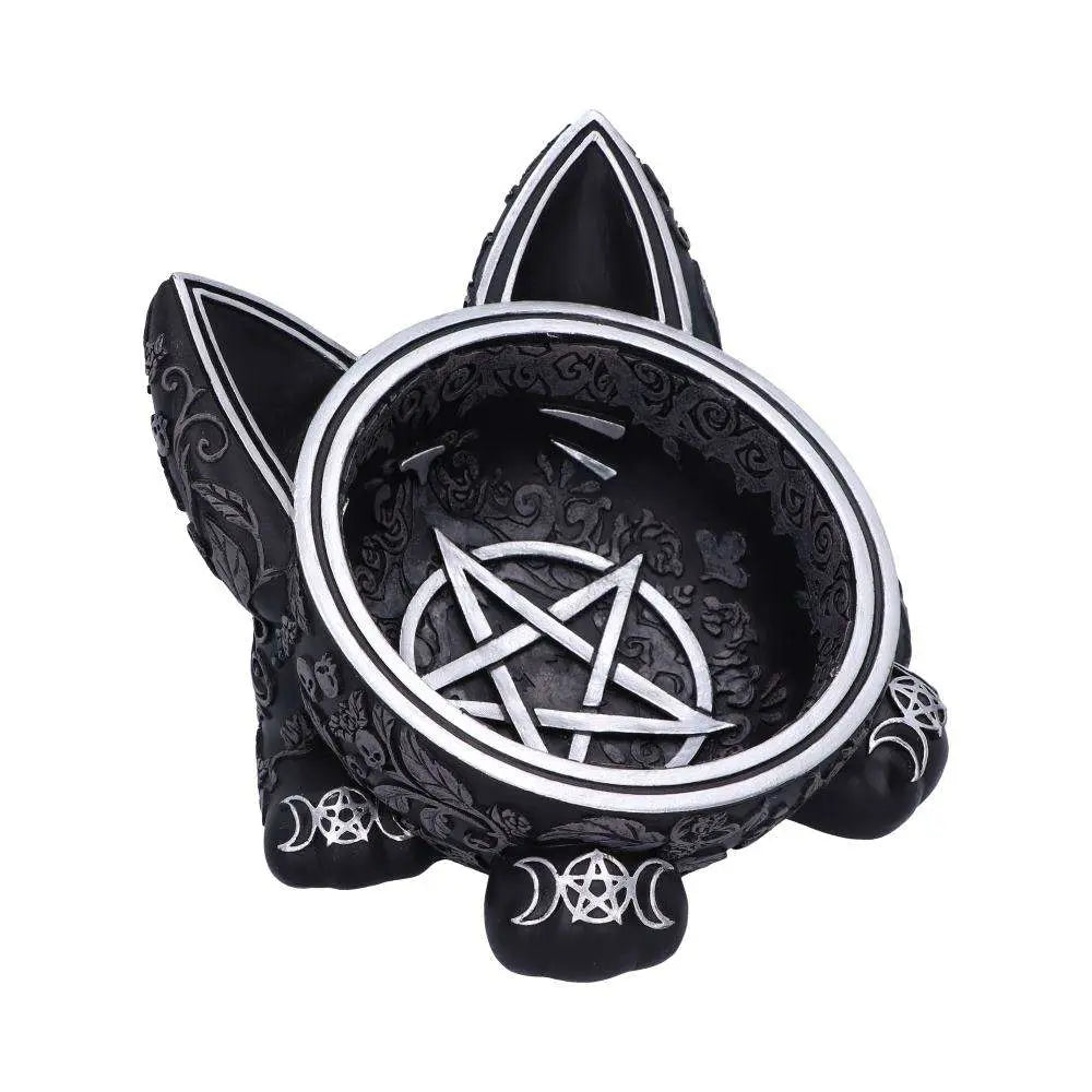 BLACK CAT MAGIC TRINKET BOWL NEMESIS NOW