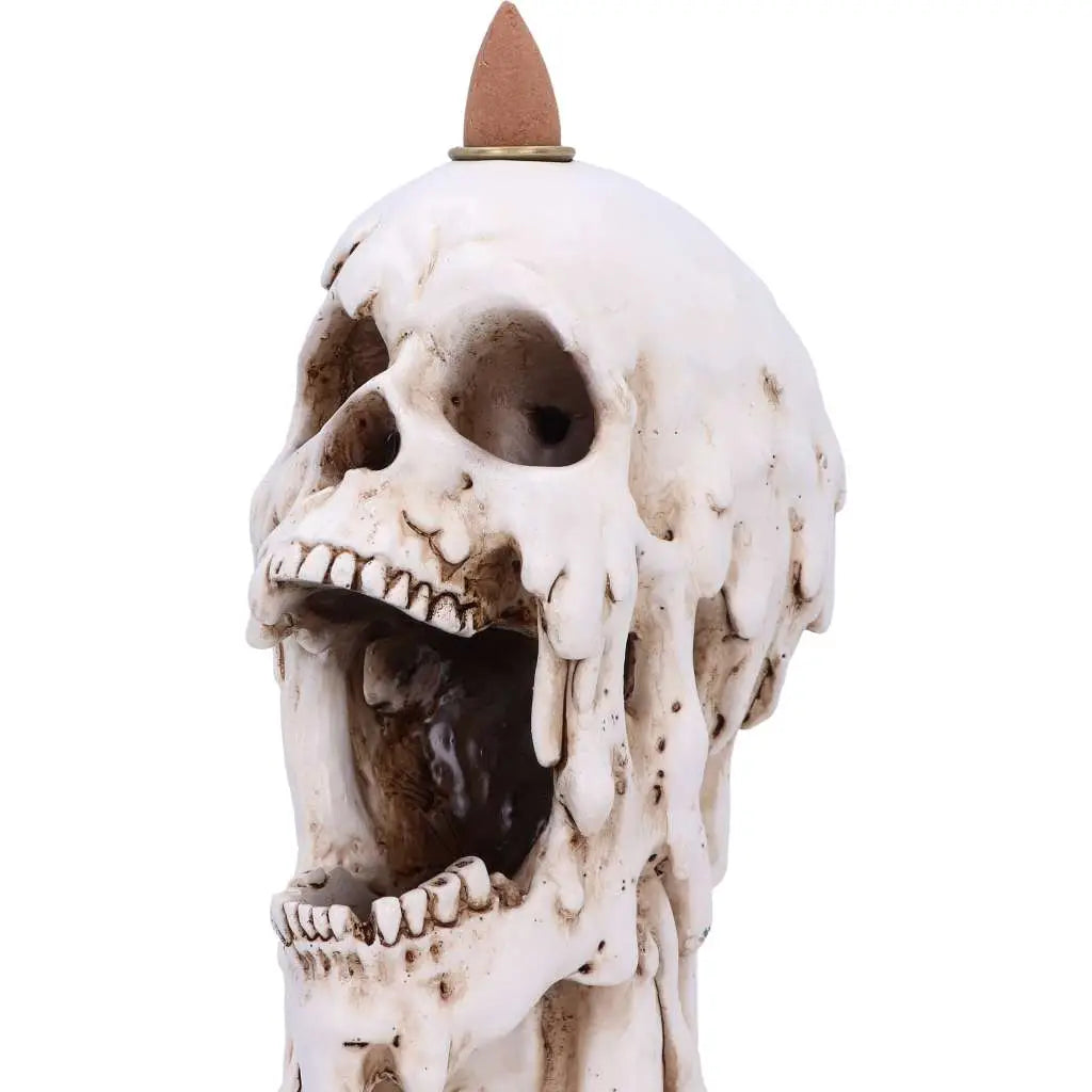 SKULL SCORCHING INCENSE BURNER NEMESIS NOW