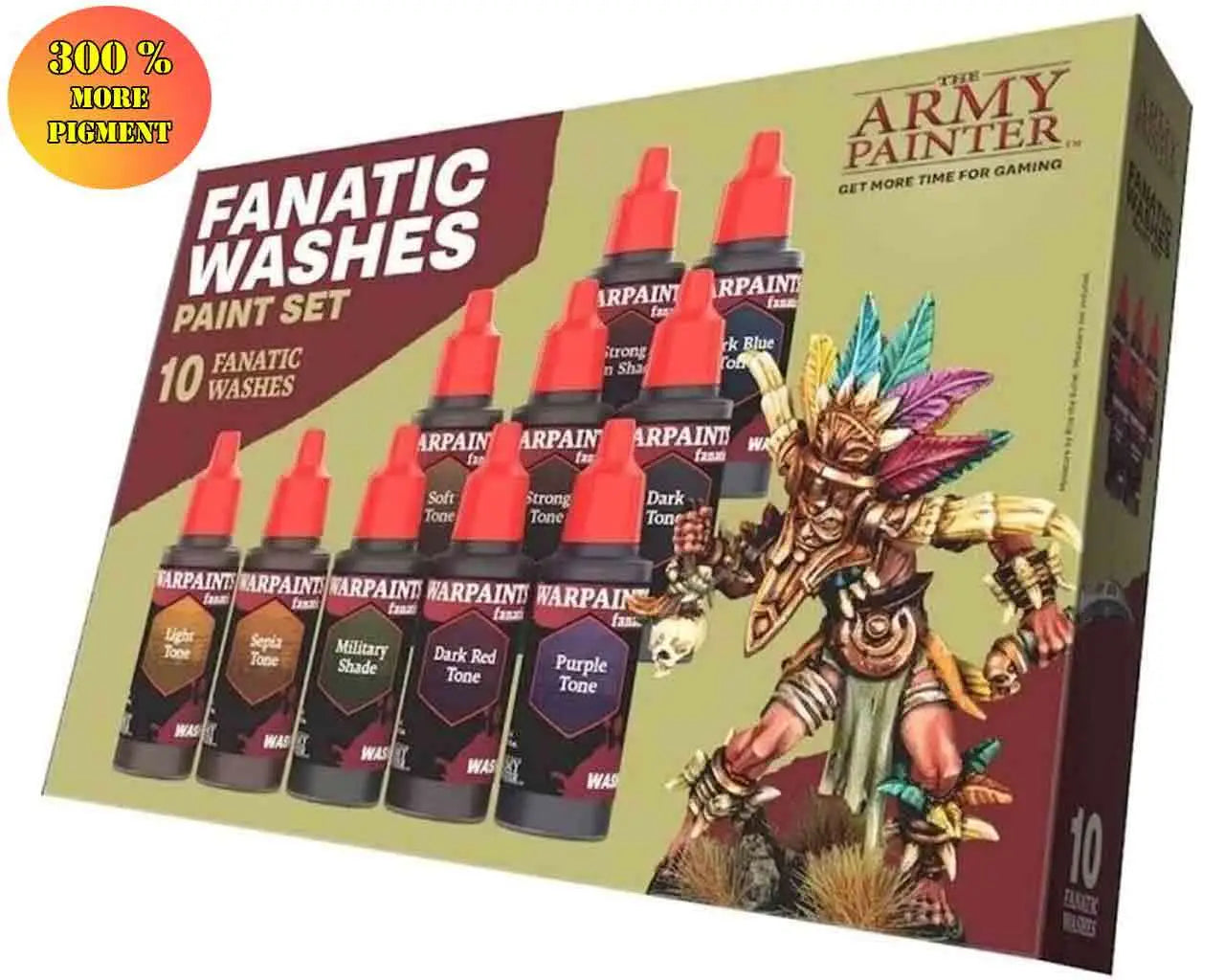 Warpaints Fanatic Washes Paint Set ARMY PAINTER