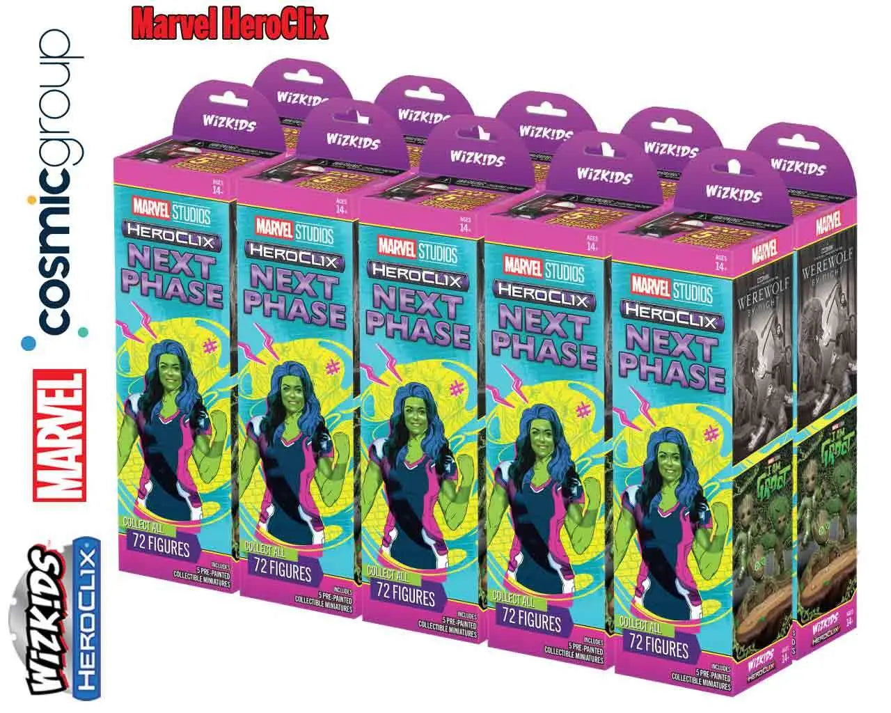 Marvel HeroClix Marvel Studios Next Phase Booster Brick WIZKIDS