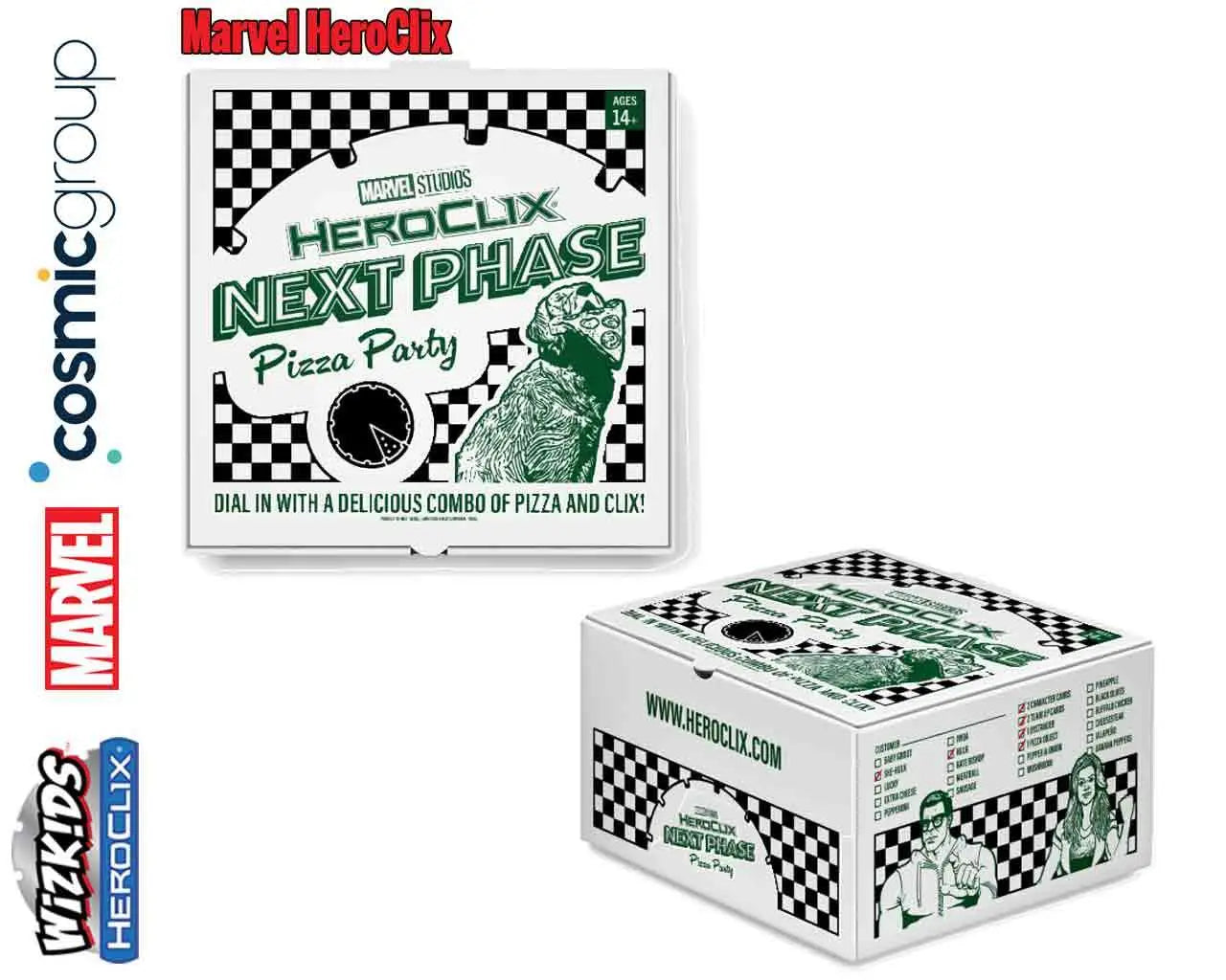 Marvel HeroClix Marvel Studios Next Phase Pizza Party She Hulk WIZKIDS