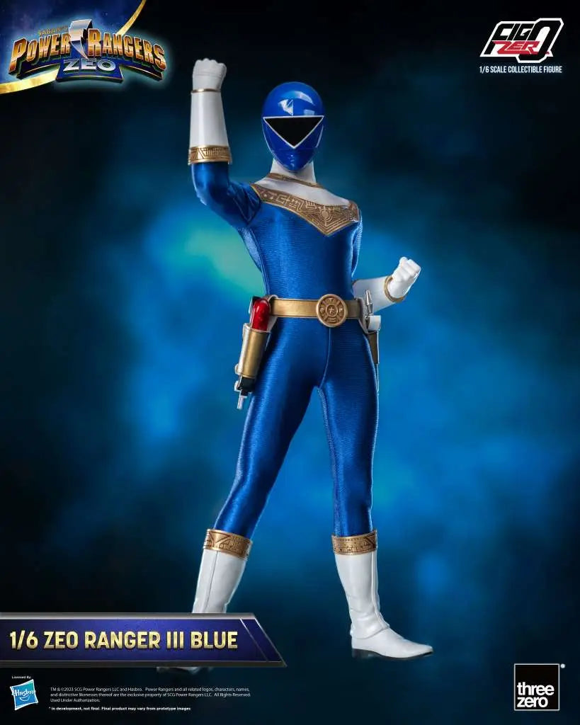 POWER RANGERS ZEO RANGER III BLUE 1/6 FIGURE THREEA TOYS/THREEZERO