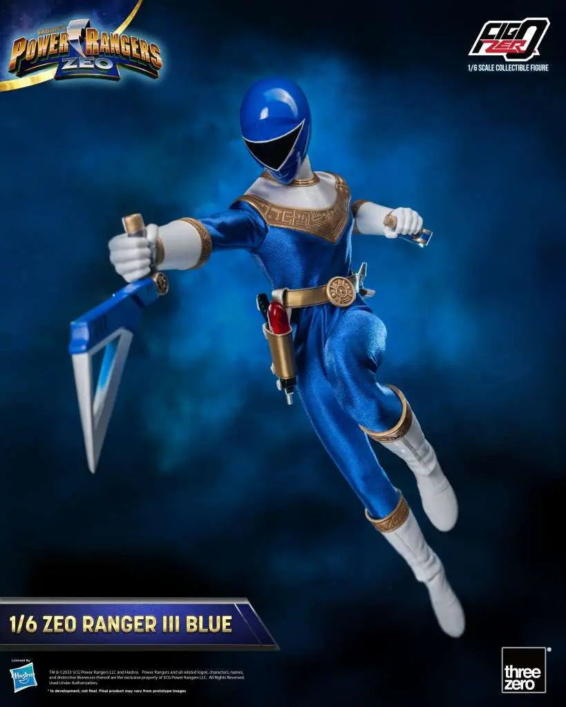 POWER RANGERS ZEO RANGER III BLUE 1/6 FIGURE THREEA TOYS/THREEZERO