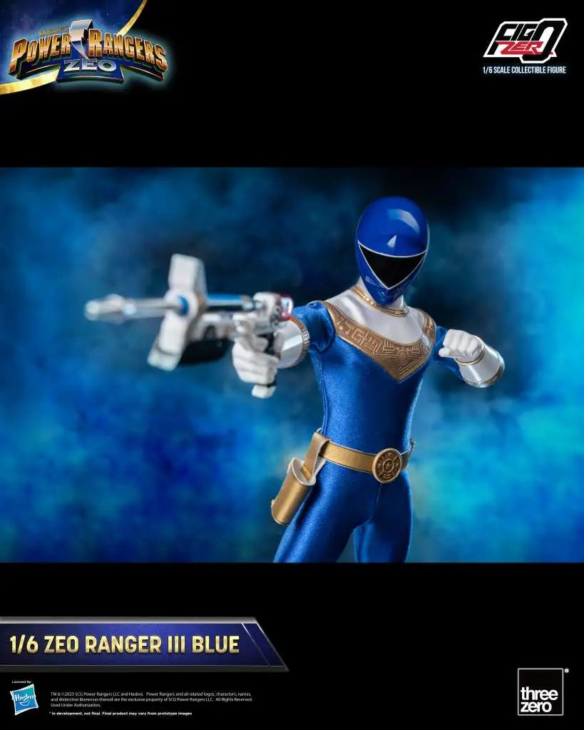POWER RANGERS ZEO RANGER III BLUE 1/6 FIGURE THREEA TOYS/THREEZERO