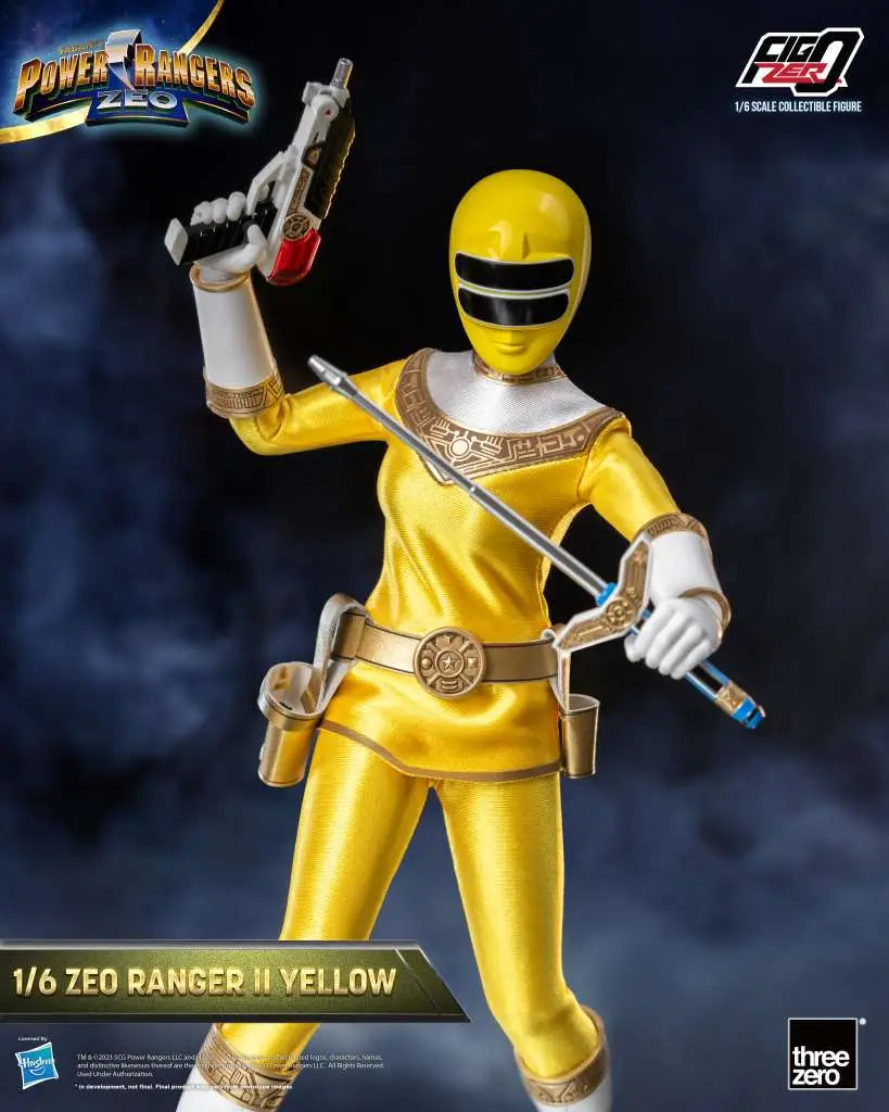 POWER RANGERS ZEO RANGER II YELLOW 1/6 FIGURE THREEA TOYS/THREEZERO