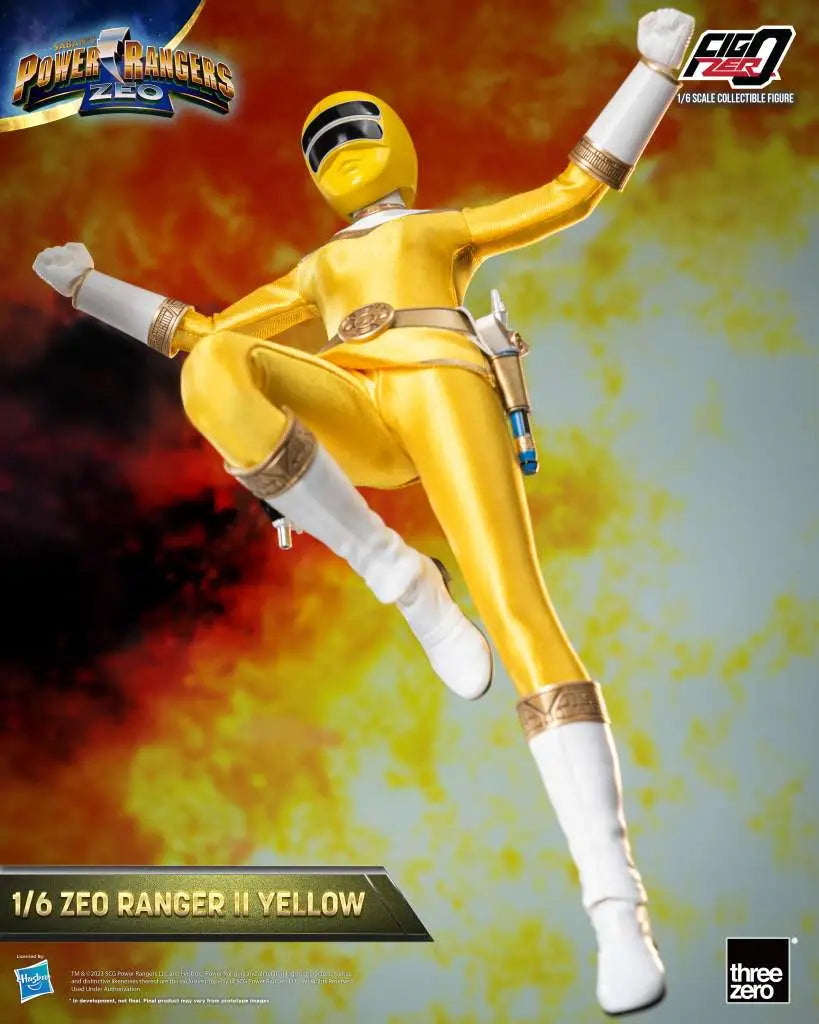 POWER RANGERS ZEO RANGER II YELLOW 1/6 FIGURE THREEA TOYS/THREEZERO
