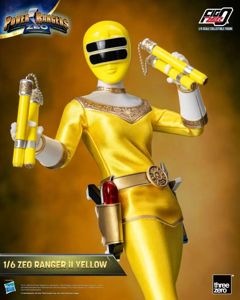POWER RANGERS ZEO RANGER II YELLOW 1/6 FIGURE THREEA TOYS/THREEZERO