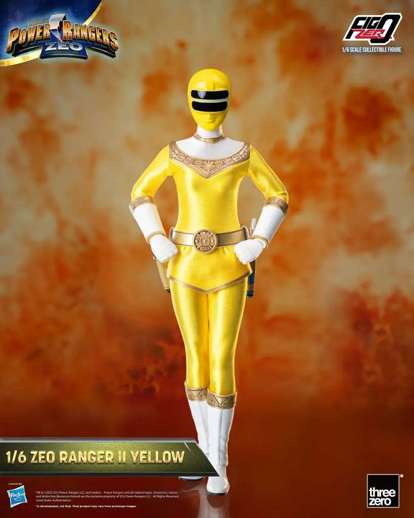 POWER RANGERS ZEO RANGER II YELLOW 1/6 FIGURE THREEA TOYS/THREEZERO