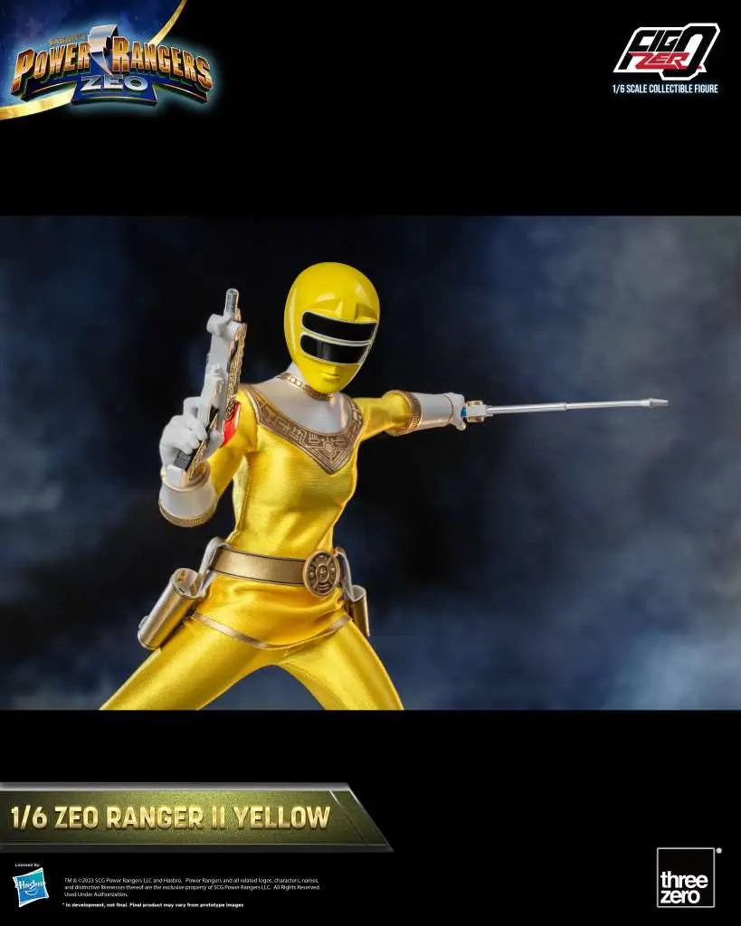 POWER RANGERS ZEO RANGER II YELLOW 1/6 FIGURE THREEA TOYS/THREEZERO