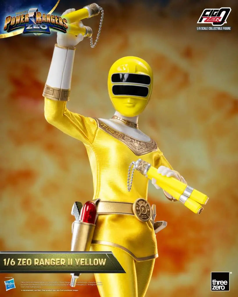 POWER RANGERS ZEO RANGER II YELLOW 1/6 FIGURE THREEA TOYS/THREEZERO