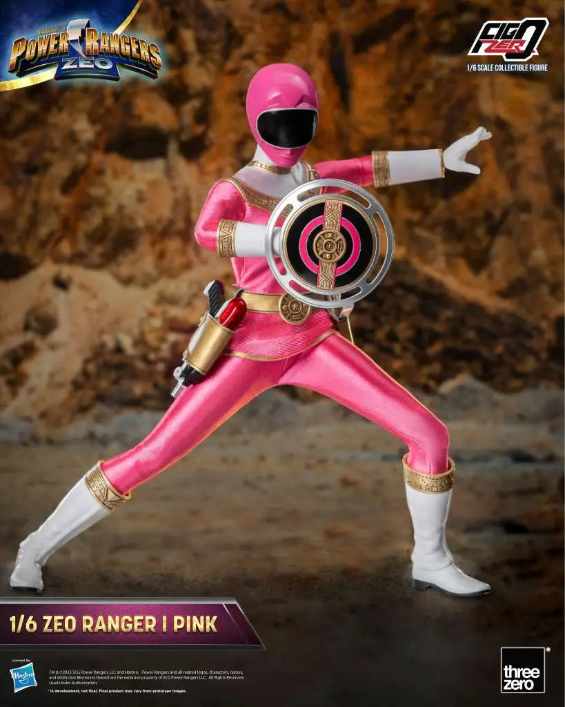 POWER RANGERS ZEO RANGER I PINK 1/6 FIGURE THREEA TOYS/THREEZERO