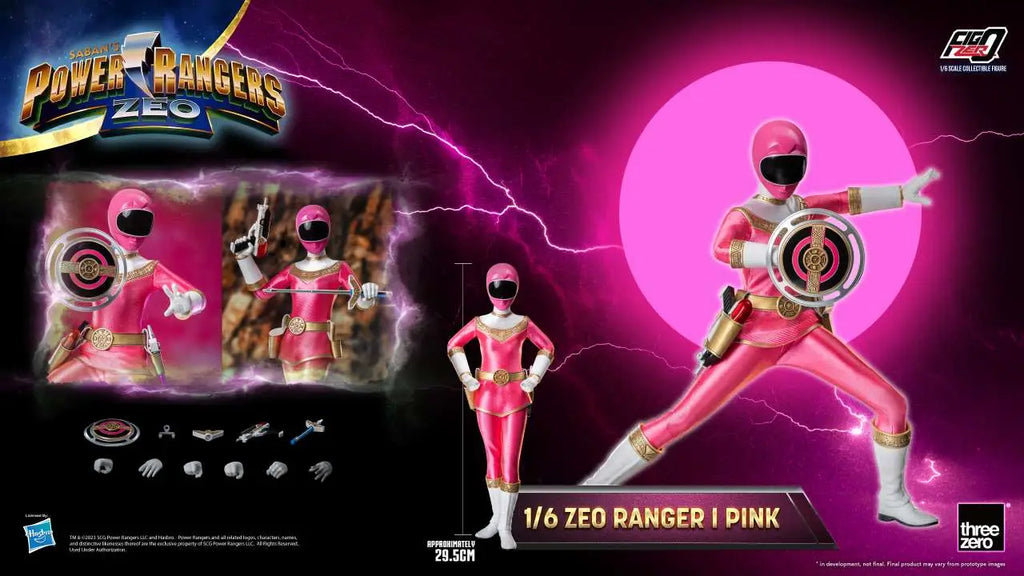 POWER RANGERS ZEO RANGER I PINK 1/6 FIGURE THREEA TOYS/THREEZERO
