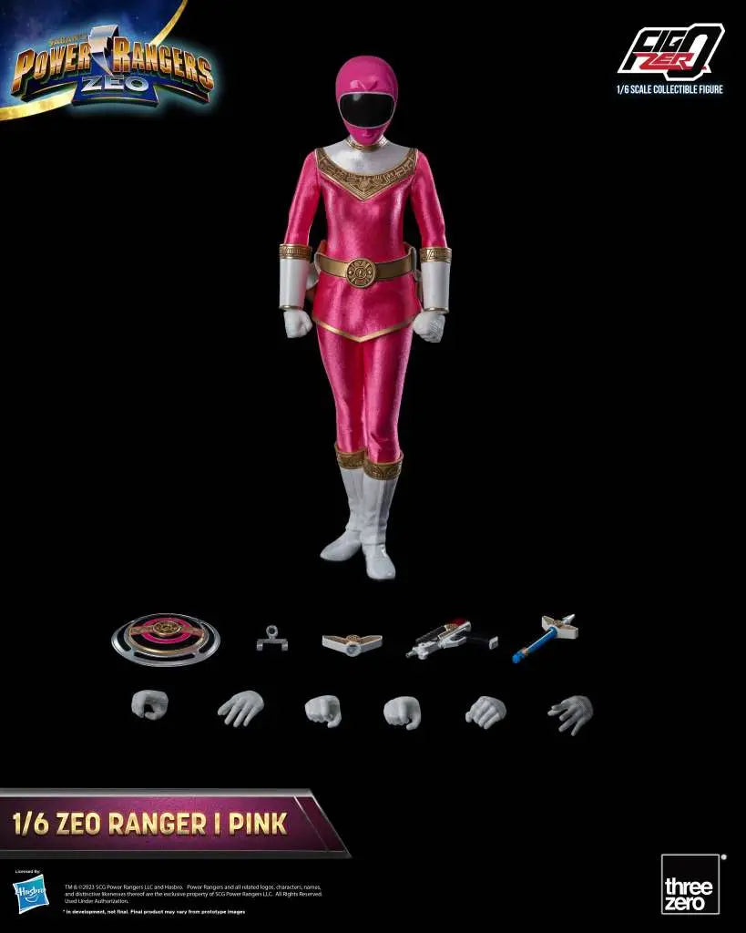POWER RANGERS ZEO RANGER I PINK 1/6 FIGURE THREEA TOYS/THREEZERO