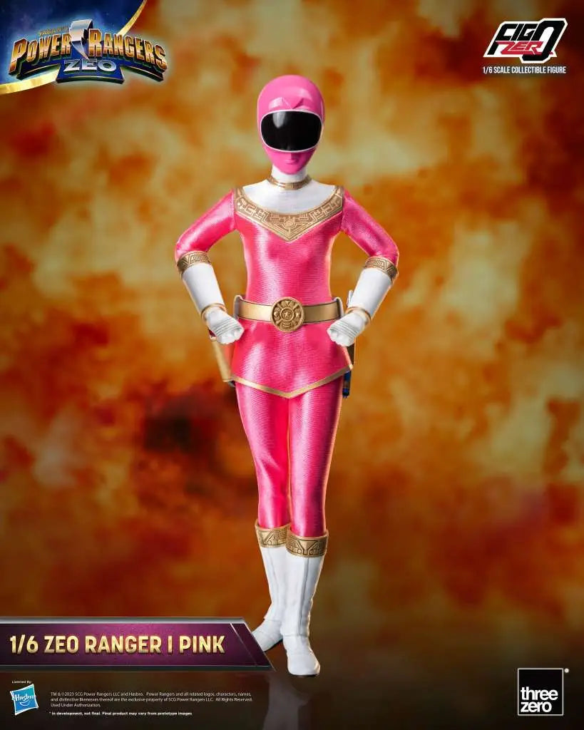 POWER RANGERS ZEO RANGER I PINK 1/6 FIGURE THREEA TOYS/THREEZERO