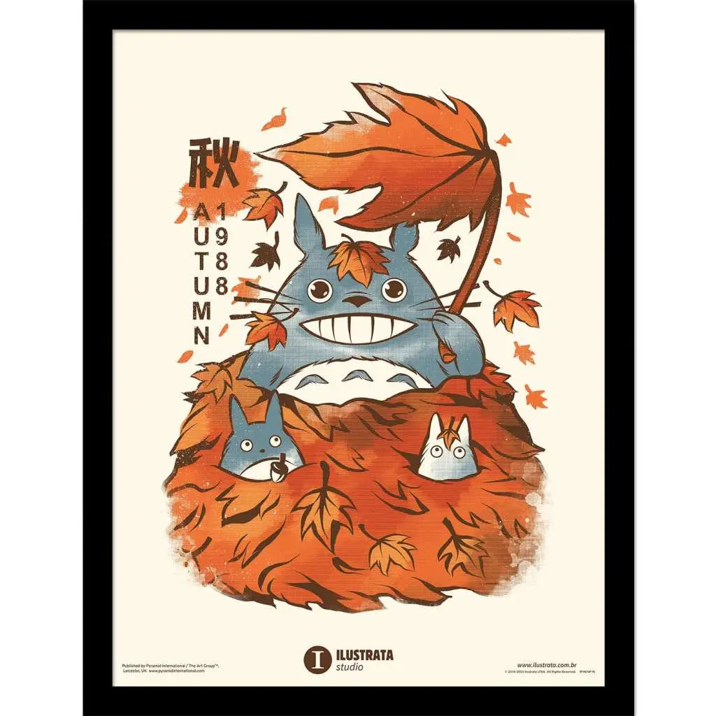 ILUSTRATA MY NEIGHBOUR AUTUMN COLLECTOR PRINT PYRAMID INTERNATIONAL