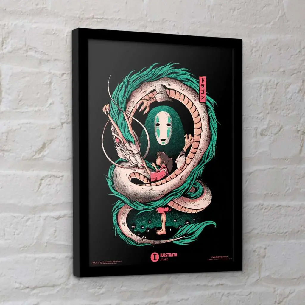 ILUSTRATA THE GIRL AND THE DRAGON COLLECTOR PRINT PYRAMID INTERNATIONAL