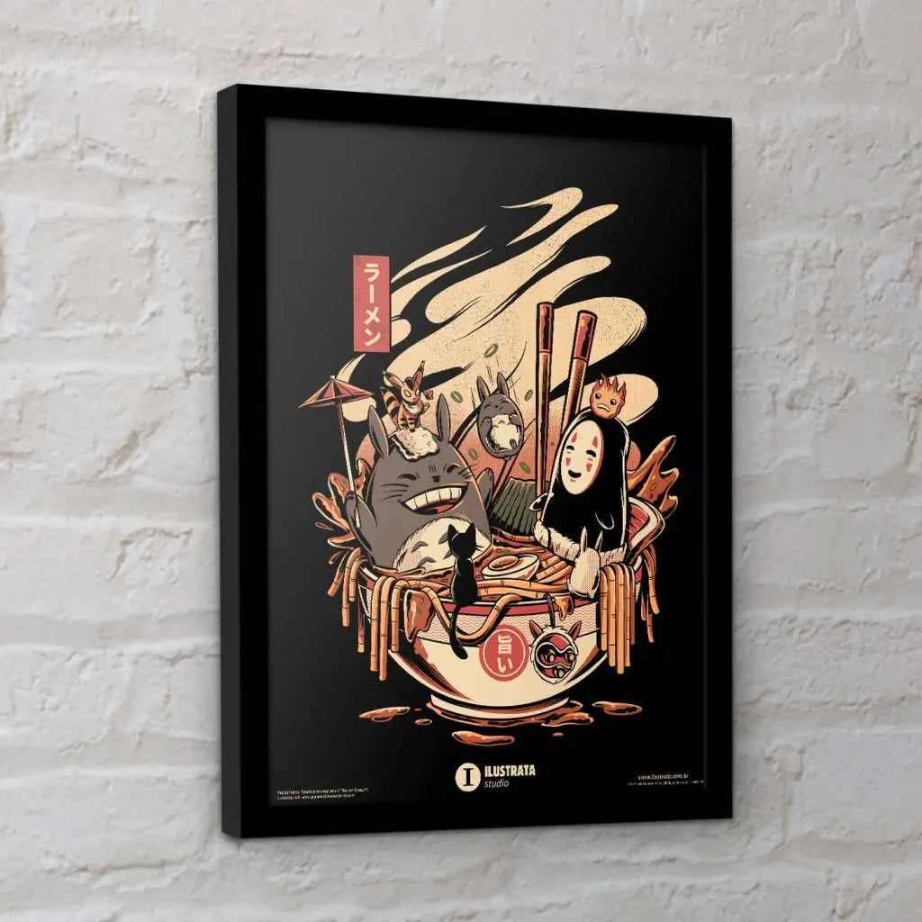 ILUSTRATA RAMEN POOL PARTY COLLECTOR PRINT PYRAMID INTERNATIONAL