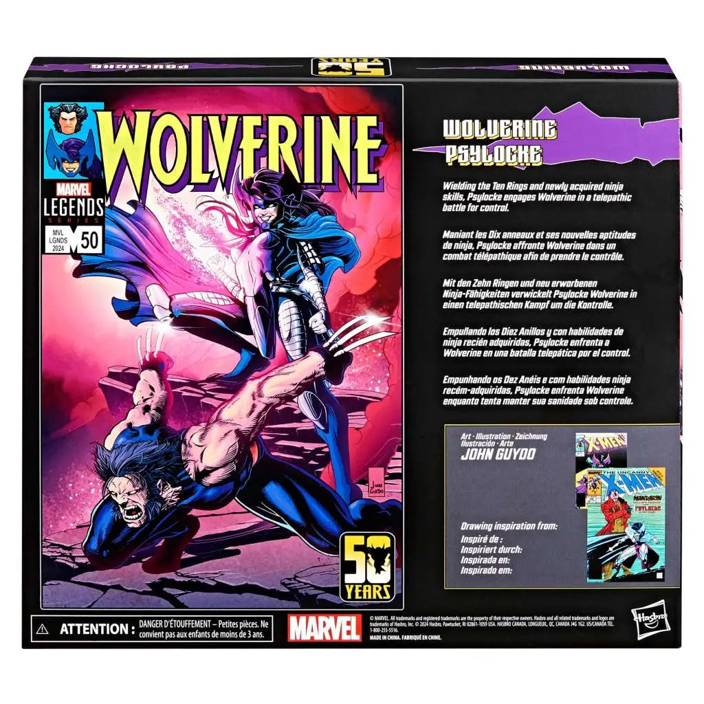 ML WOLVERINE AND PSYLOCKE AF HASBRO