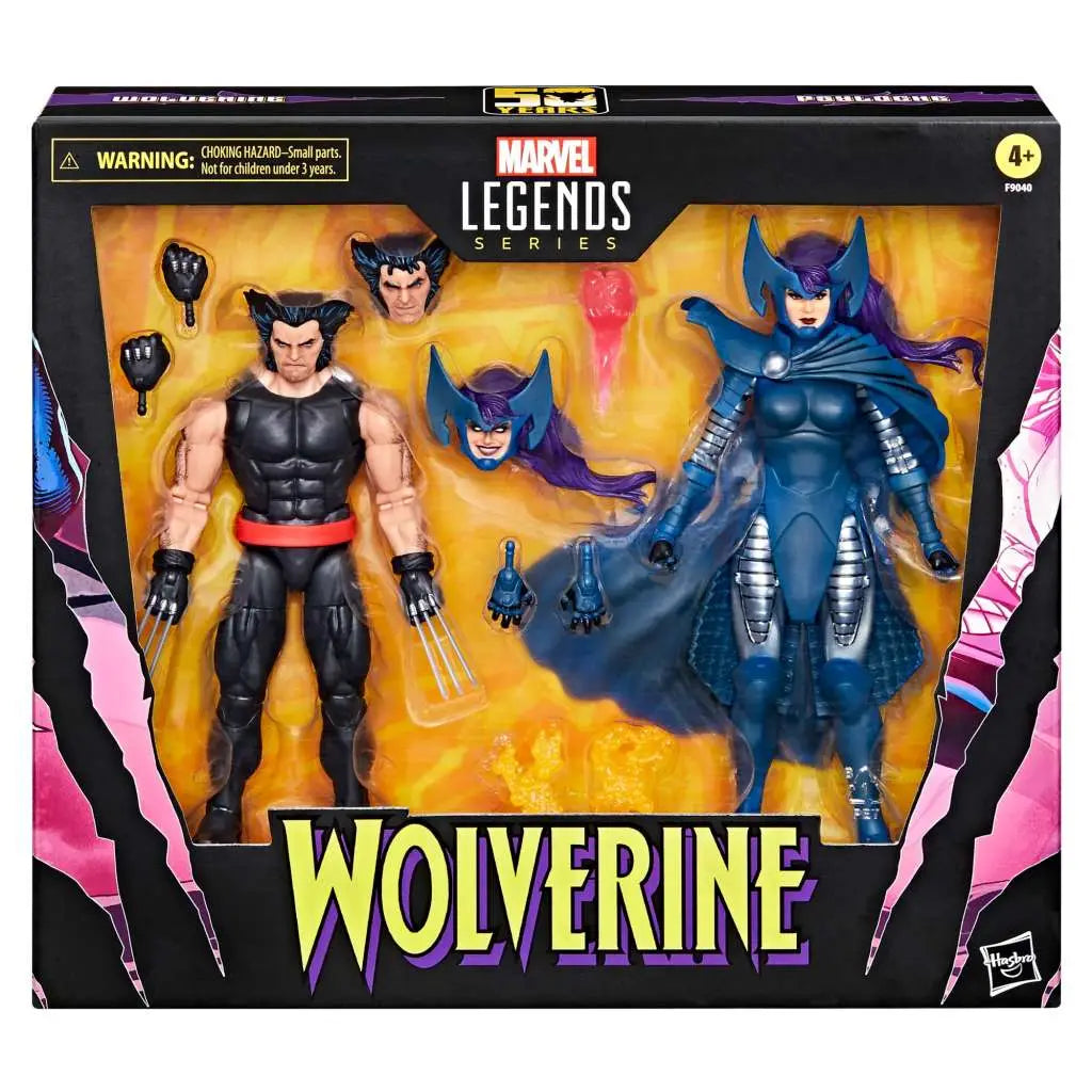 ML WOLVERINE AND PSYLOCKE AF HASBRO