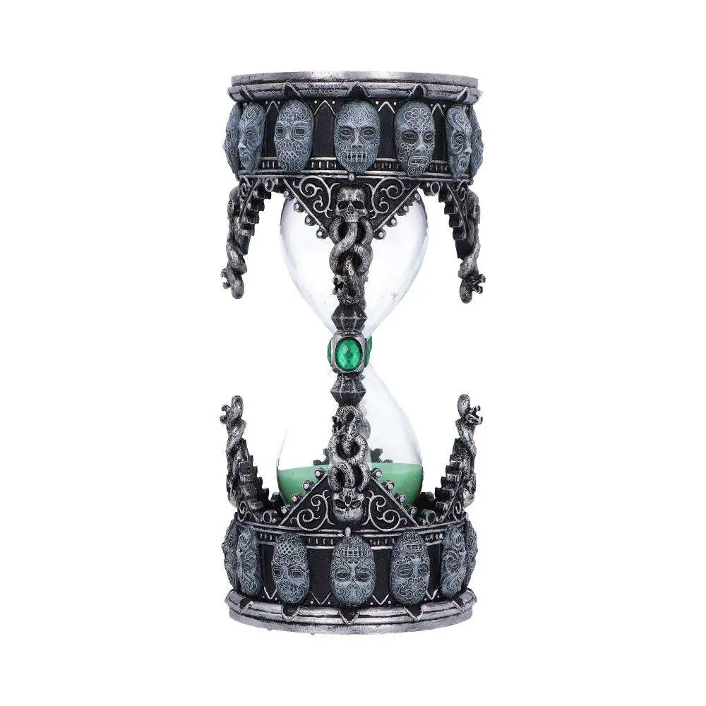 HARRY POTTER DEATH EATER SAND TIMER IN METALLIC SILVER NEMESIS NOW