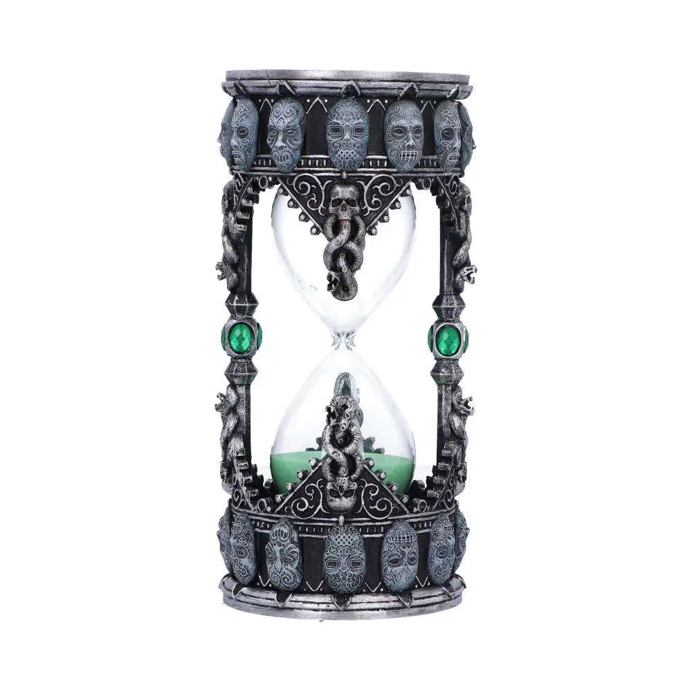 HARRY POTTER DEATH EATER SAND TIMER IN METALLIC SILVER NEMESIS NOW