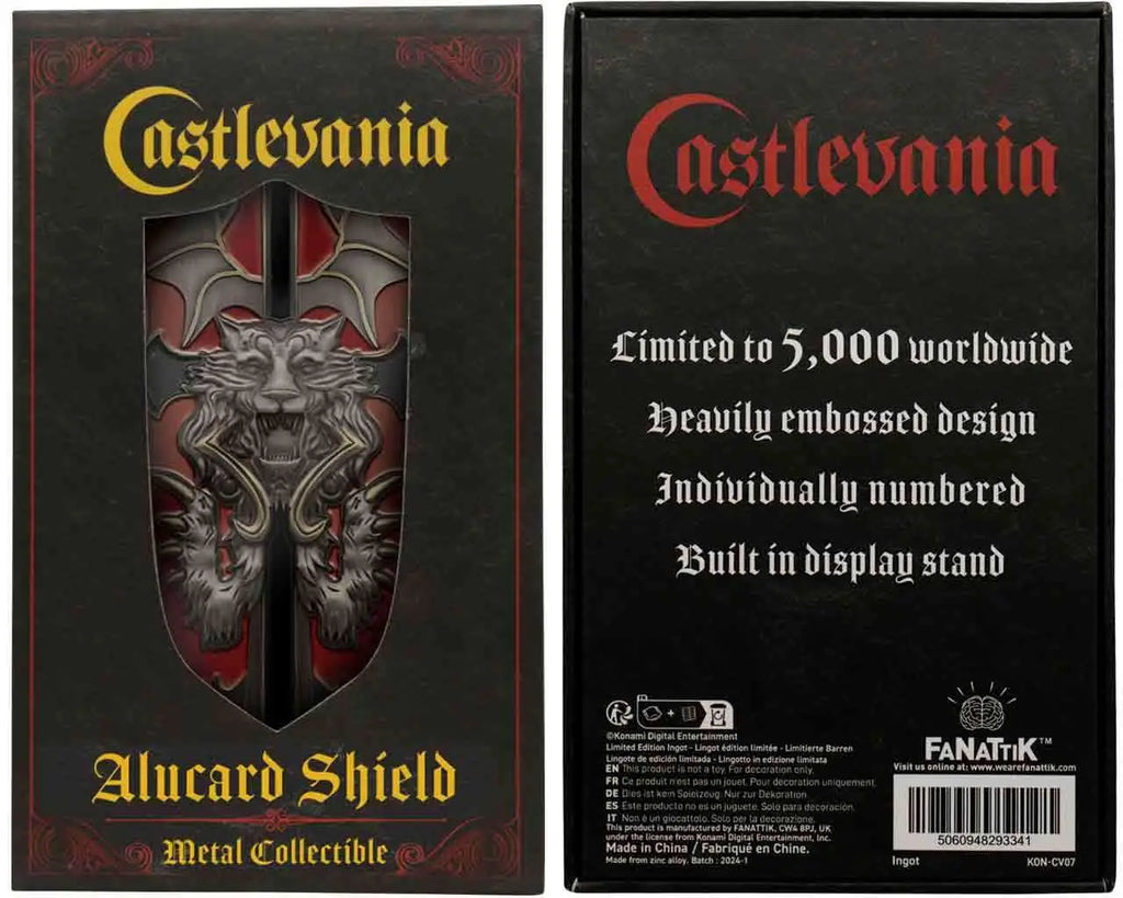 Castlevania - Alucard Shield - Limited Edition Ingot FANATTIK