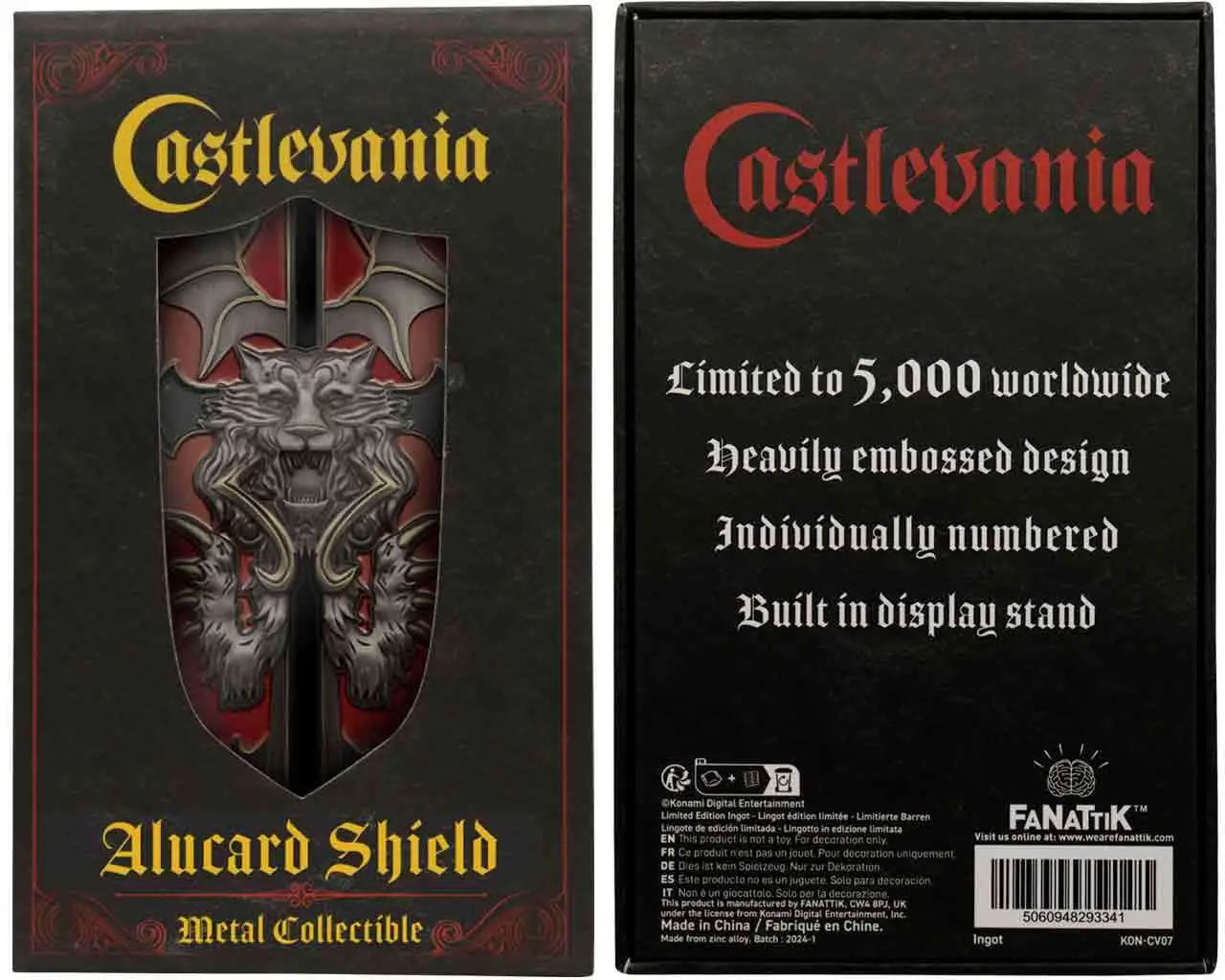 Castlevania - Alucard Shield - Limited Edition Ingot FANATTIK