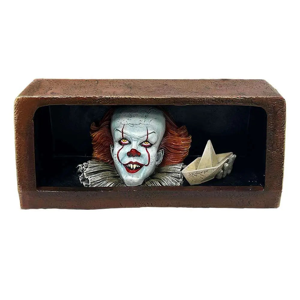 IT PENNYWISE CLOWN DRAIN FIGURINE NEMESIS NOW