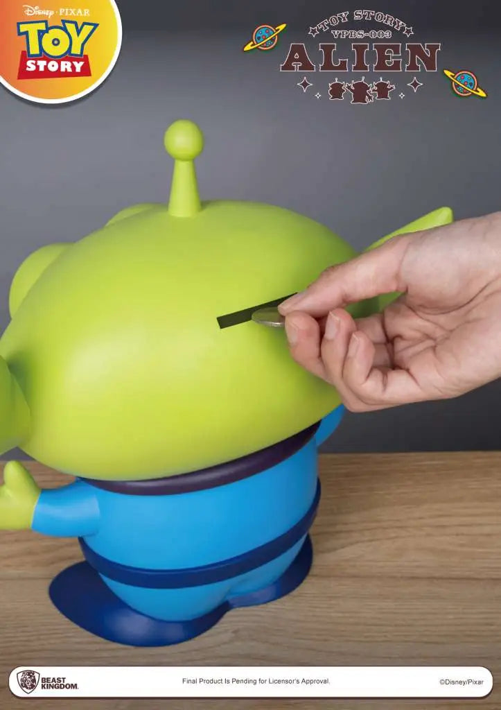 TOY STORY SMALL VINYL PIGGY BANK ALIEN BEAST KINGDOM
