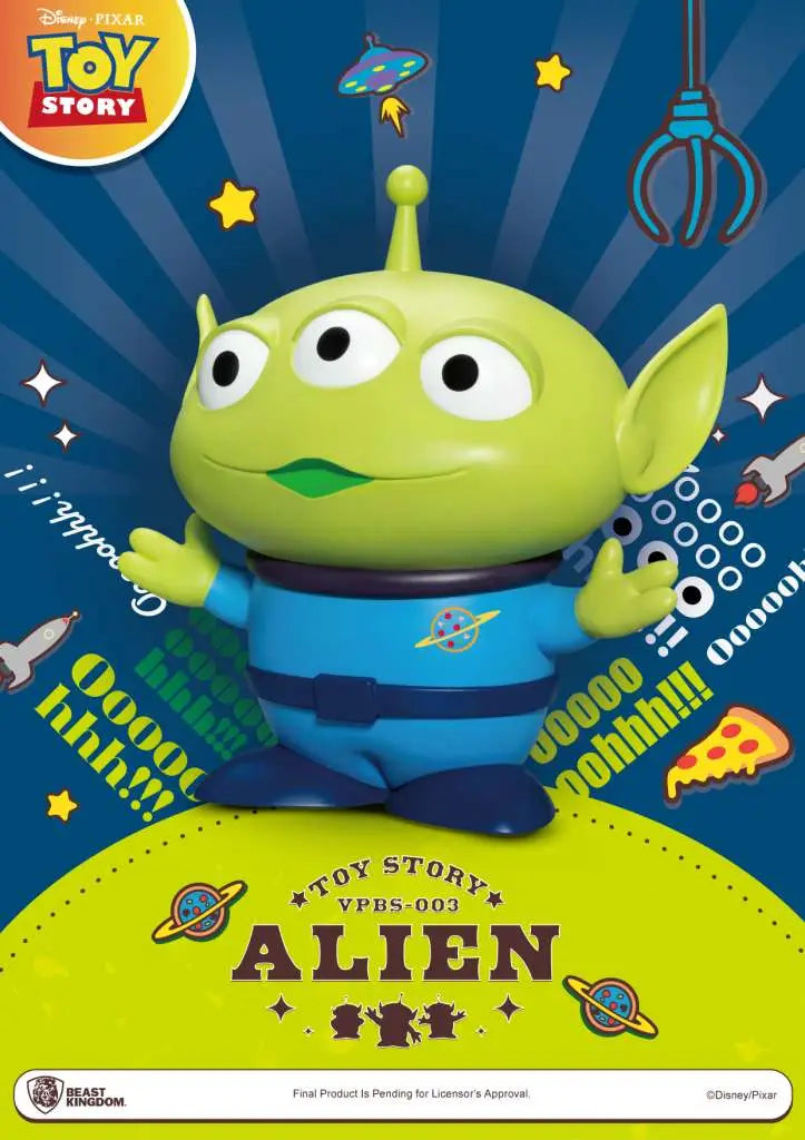 TOY STORY SMALL VINYL PIGGY BANK ALIEN BEAST KINGDOM
