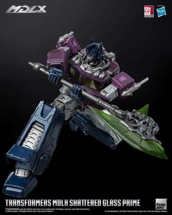 TRANSFORMERS MDLX SHATTERED GLASS OPTIMUS PRIME LTD ED AF THREEA TOYS/THREEZERO