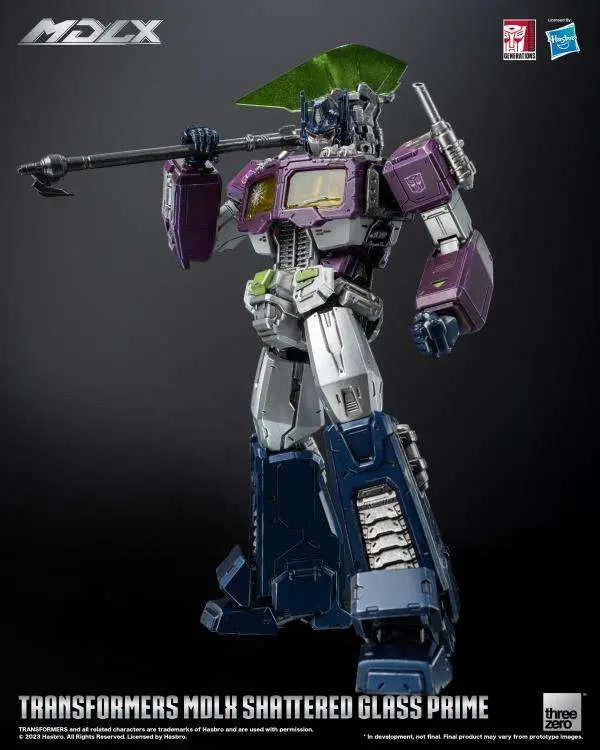 TRANSFORMERS MDLX SHATTERED GLASS OPTIMUS PRIME LTD ED AF THREEA TOYS/THREEZERO