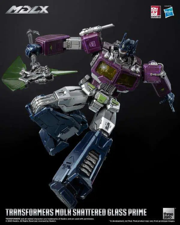 TRANSFORMERS MDLX SHATTERED GLASS OPTIMUS PRIME LTD ED AF THREEA TOYS/THREEZERO