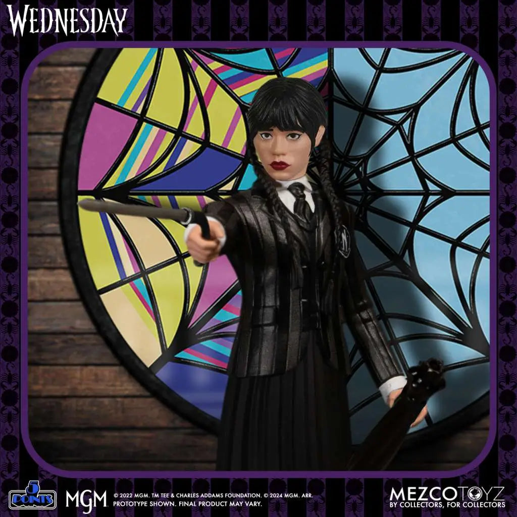 5 POINTS WEDNESDAY & ENID AF BOX SET MEZCO TOYS