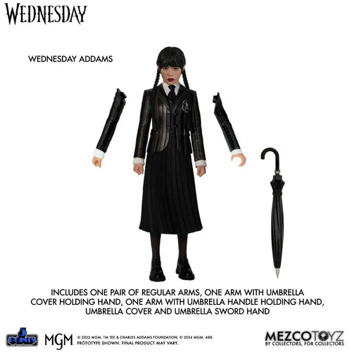 5 POINTS WEDNESDAY & ENID AF BOX SET MEZCO TOYS