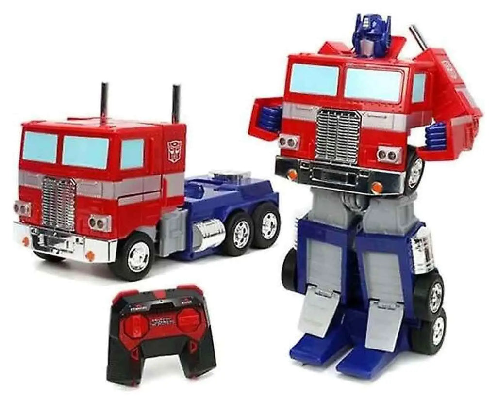 TRANSFORMERS GENERATION 1 OPTIMUS PRIME TRANSFORMING TO ROBOT 1 16 MODEL WITH REMOTE CONTROL Jada Toys