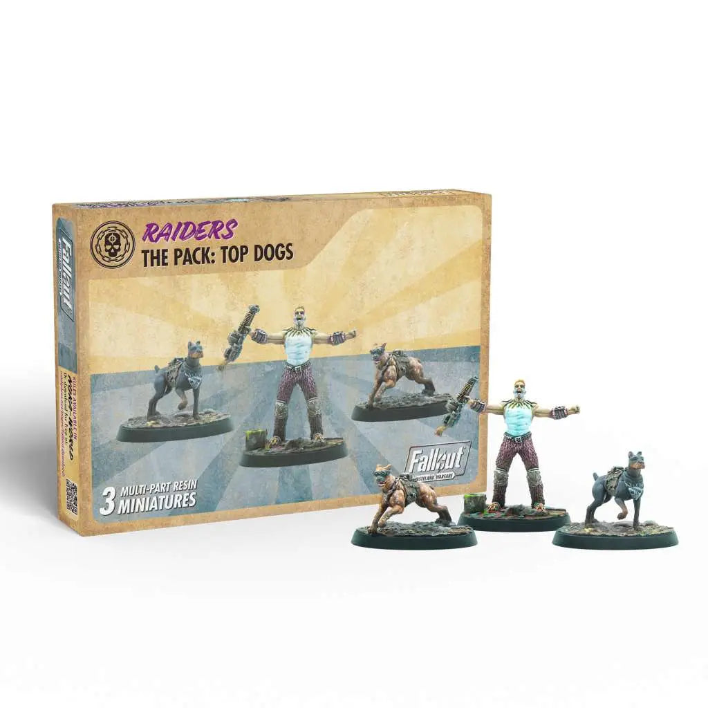 FALLOUT WASTELAND WARFARE NUKA WORLD RAIDERS PACK TOP DOGS MODIPHIUS