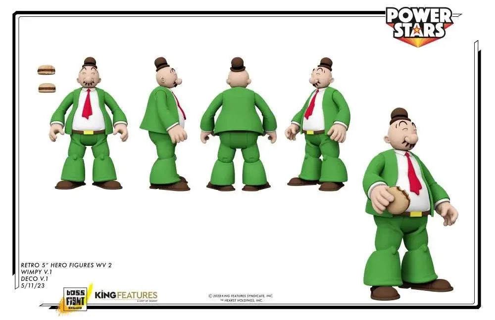 POPEYE POWER STARS WIMPY AF BOSS FIGHT STUDIO