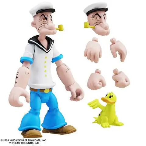 POPEYE WAVE 3 POPEYE 1ST APP WHITE SHIRT AF BOSS FIGHT STUDIO