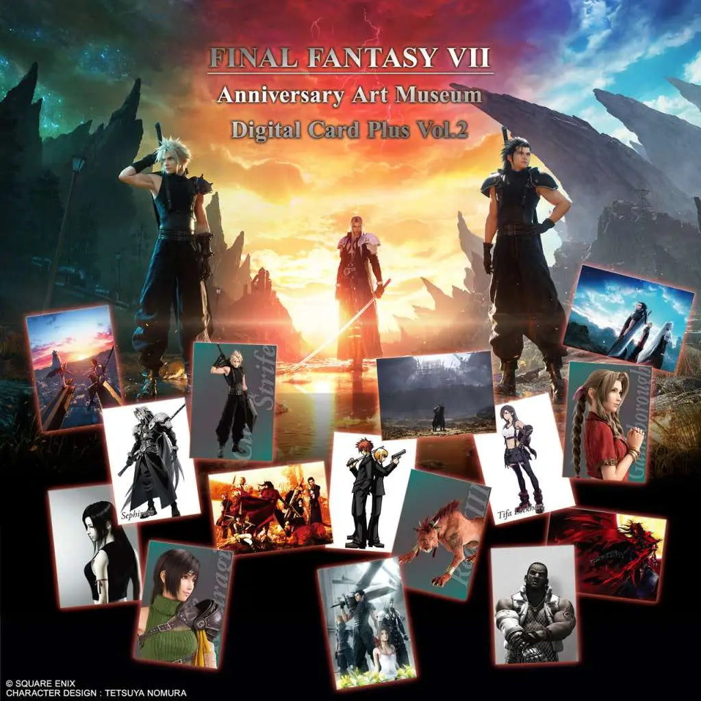 FF7 Vol2 AA Museum Digital Card Plus 20 SQUARE ENIX