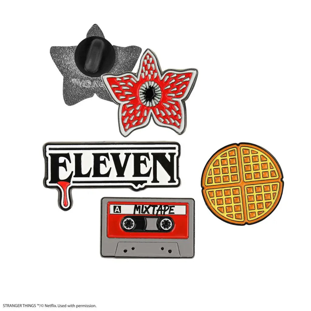 STRANGER THINGS SEASON 1 PIN SET 4 CINEREPLICAS