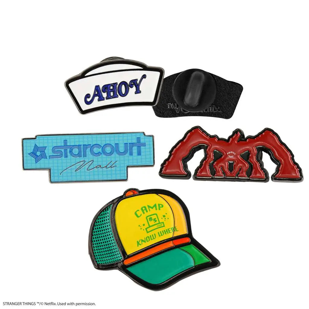 STRANGER THINGS SEASON 3 PIN SET 4 CINEREPLICAS