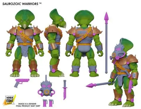 SAUROZOIC WARRIORS CERATOPSIAN GUARD AF BOSS FIGHT STUDIO