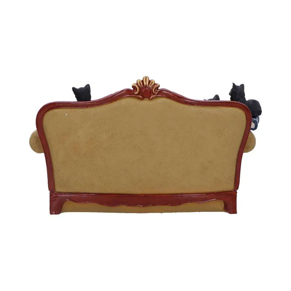 COUCH CLOWDER WITH 48 DISPLAY CATS NEMESIS NOW