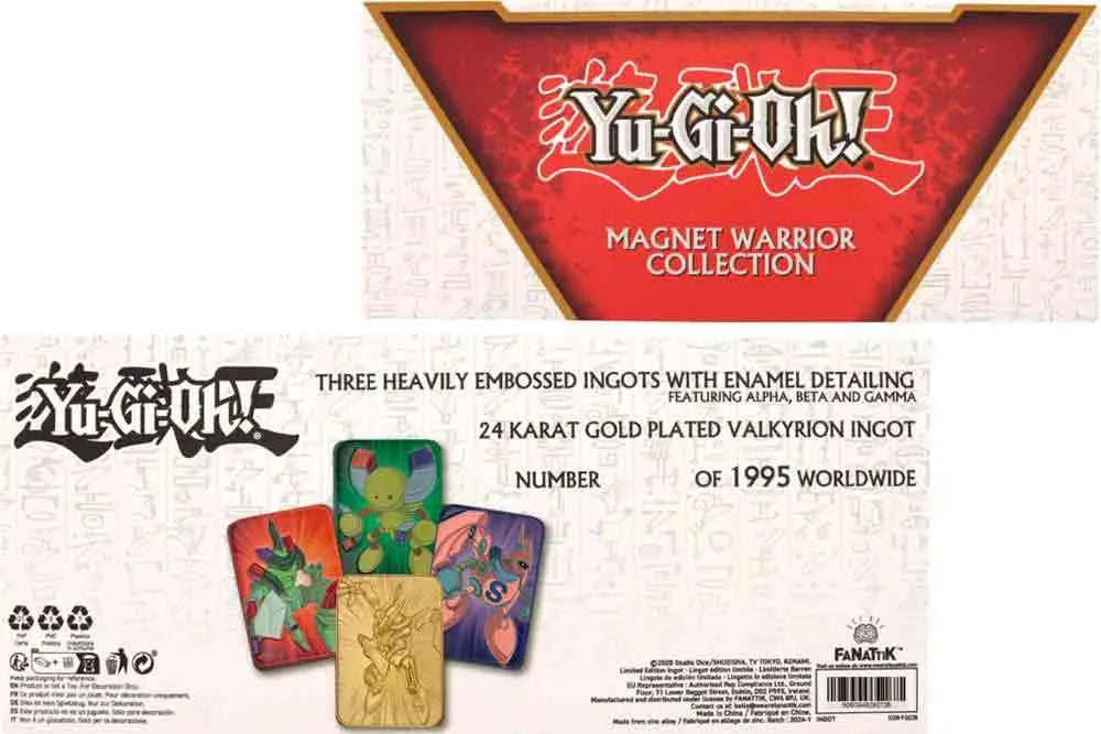 Yu Gi Oh! Limited Edition Magnet Warrior Ingot Set FANATTIK