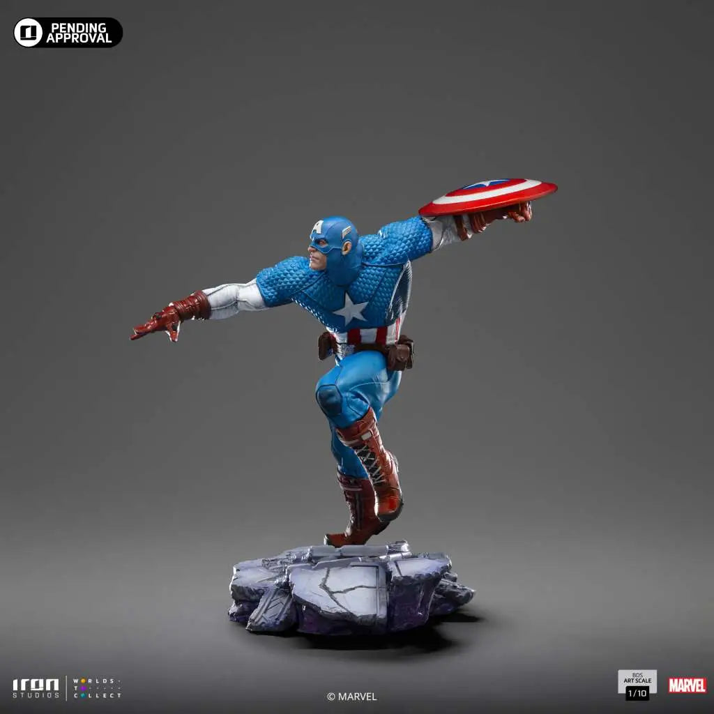INFINITY GAUNTLET CAPTAIN AMERICA1/10 STATUE IRON STUDIOS