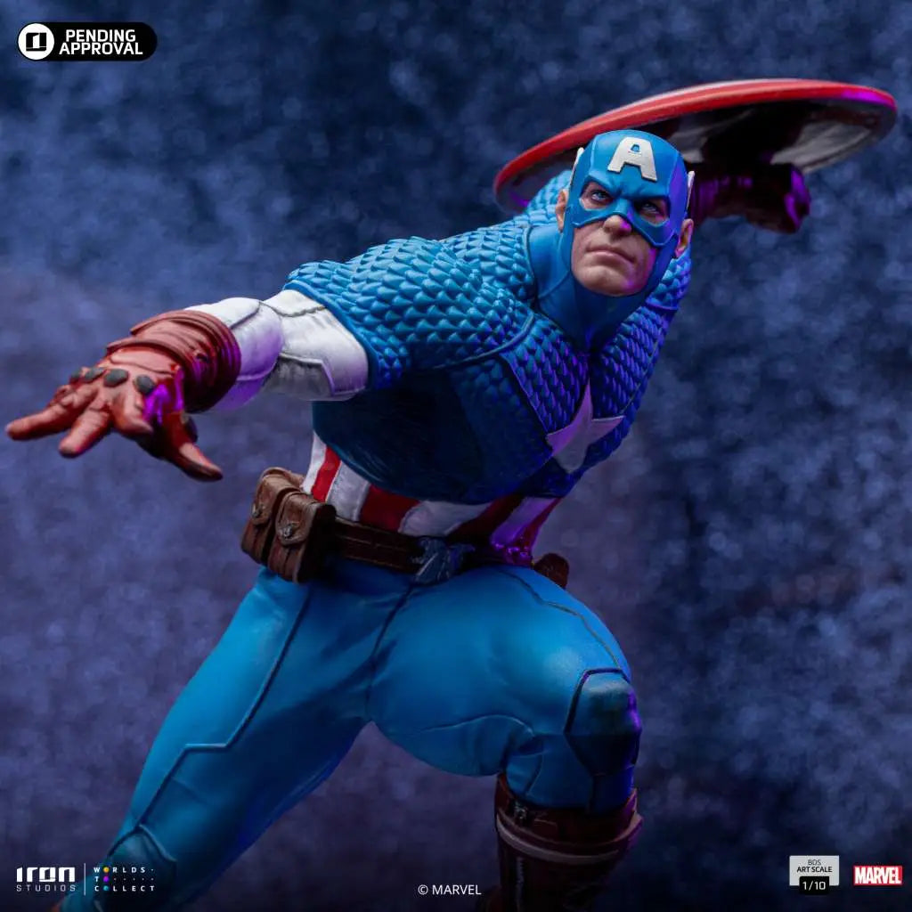 INFINITY GAUNTLET CAPTAIN AMERICA1/10 STATUE IRON STUDIOS