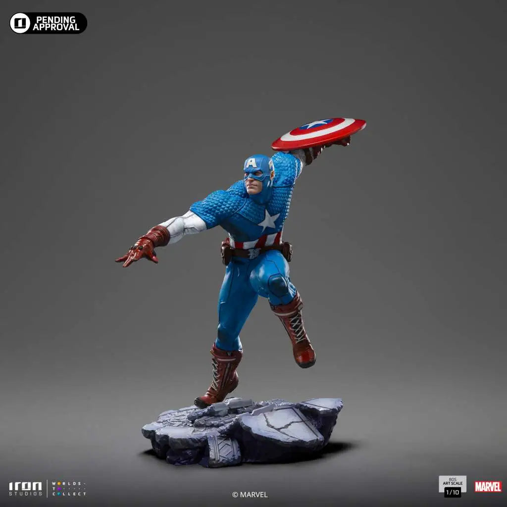 INFINITY GAUNTLET CAPTAIN AMERICA1/10 STATUE IRON STUDIOS